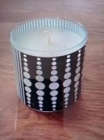 PartyLite Duftkerze Black Anise Punkte/Streifen Brandenburg - Nauen Vorschau