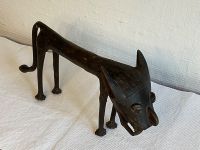 Alte afrikanische Bronze Figur des mythischen Fon-Hundes Berlin - Tempelhof Vorschau