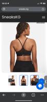 Nike V-Neck Light Support Sport BH (Schwarz, Größe L) Nordrhein-Westfalen - Lippstadt Vorschau
