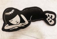 Emily the Strange Kissen pillow schwarz weiß Samt Rarität Pankow - Prenzlauer Berg Vorschau