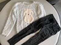 ❤️ 2 tlg. Pullover mit Eule und Leggings Gr.140 Dresden - Striesen-Ost Vorschau