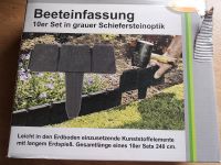 Beeteinfassung 10er Set in grauer Schiefersteinoptik Niedersachsen - Lingen (Ems) Vorschau