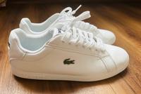 Lacoste Sneaker Turnschuh 39 weiß blau Berlin - Hellersdorf Vorschau
