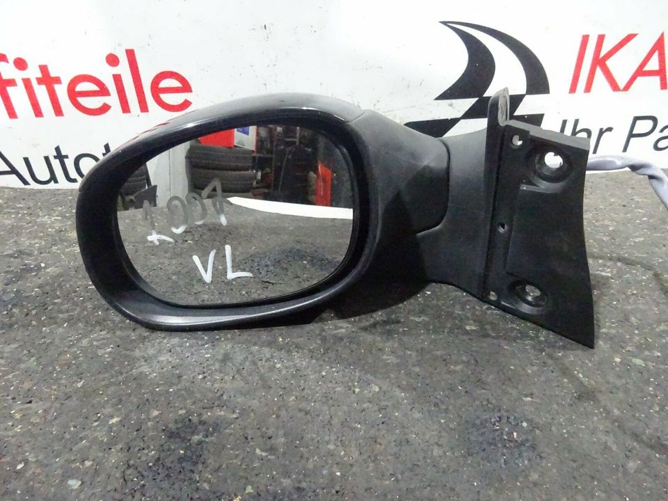 Peugeot 1007 Außenspiegel Spiegel Fahrer elektr. links schwarz in Bruchsal
