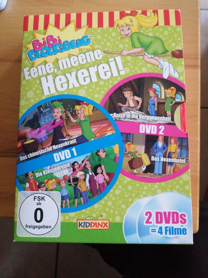 2 DVDs Bibi Blocksberg ene mene Hexerei in Gladbeck