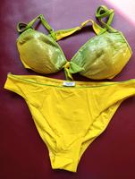 Heine Bikini 38 Cup C grün gelb Thüringen - Nobitz Vorschau