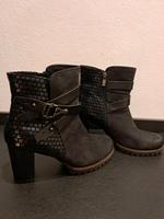 Stiefelette Leone Gr. 41 schwarz Nordrhein-Westfalen - Drolshagen Vorschau