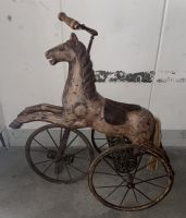 Antikes Dreirad Pferd alt Metall Holz Pferd Fahrrad antik Deko Münster (Westfalen) - Hiltrup Vorschau