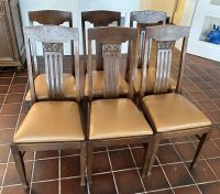 Antike Stühle (6 Stück), frühes 20. Jahrhundert, Eiche, Vollholz Niedersachsen - Burgwedel Vorschau