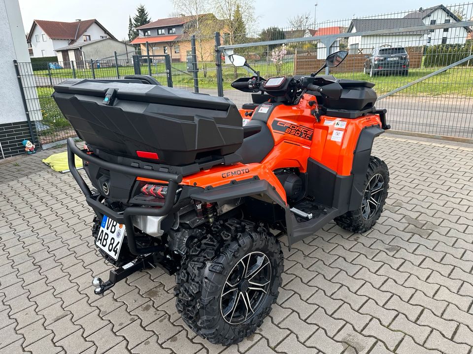 Quad CF Moto 850XC neuwertig in Lautertal (Vogelsberg)