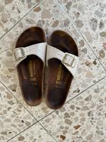 Birkenstock weiß Schlangenmuster • Größe 37 Nordrhein-Westfalen - Leverkusen Vorschau