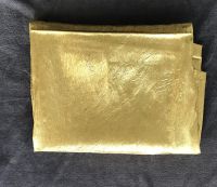 Stoff Tuch Dekorationsstoff gold crinkle Luxes 235 x 140 cm II.Wa Bayern - Happurg Vorschau