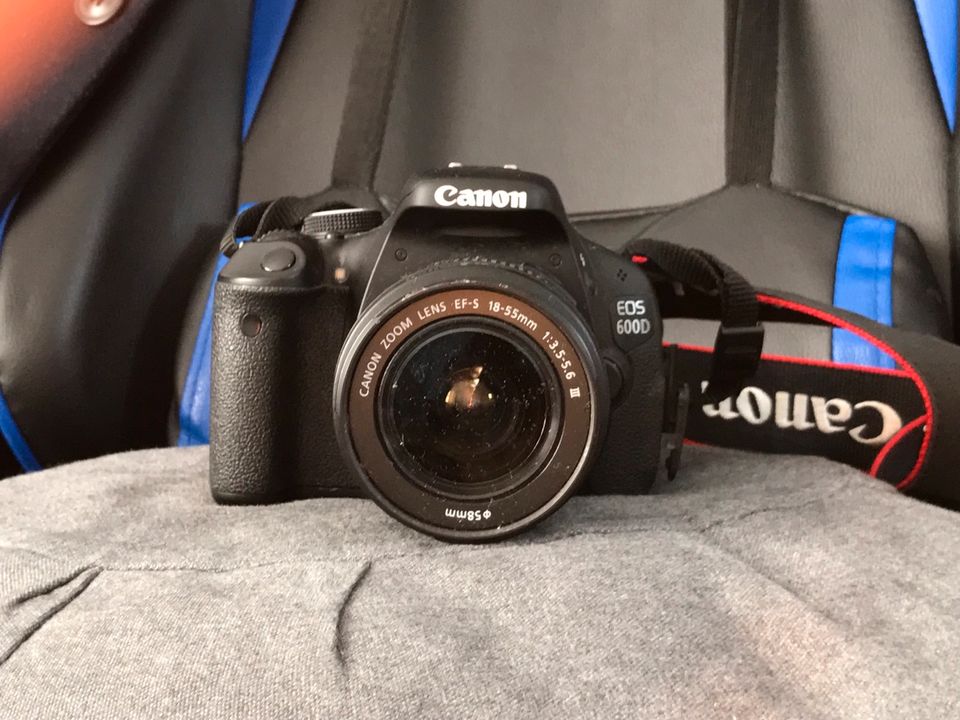 Canon EOS 600d Spiegelreflexkamera, kaum benutzt, 18MP, Guter zus in Andechs