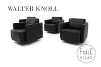 Walter Knoll Nelson 605 Sessel 4 Stück drehbar Leder schwarz Nordrhein-Westfalen - Unna Vorschau