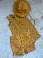 Baby Outfit, Kleidung Hose Shirt Mütze 74 Set C&A Sommer gelb Berlin - Lichtenberg Vorschau