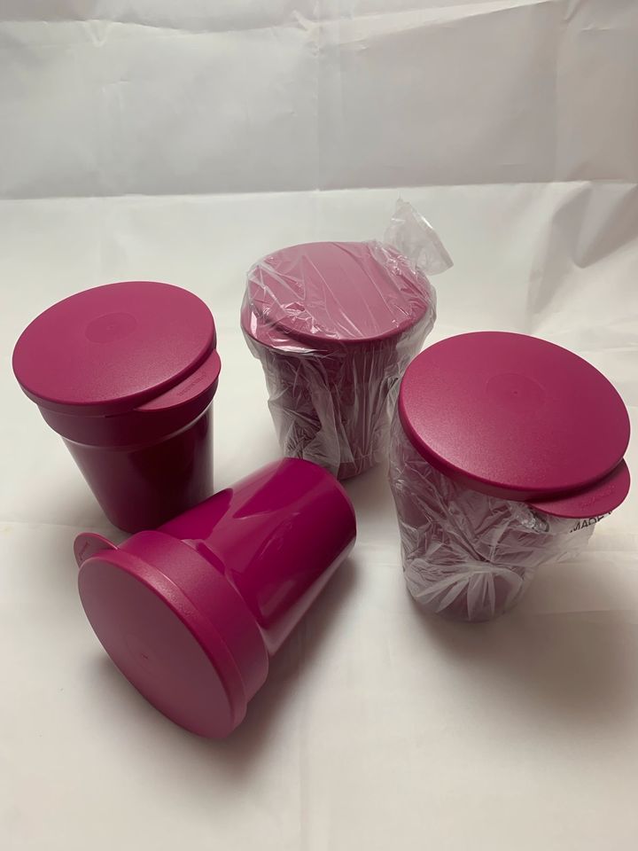 Tupperware Set 4 Aloha Trinkbecher in Gangelt