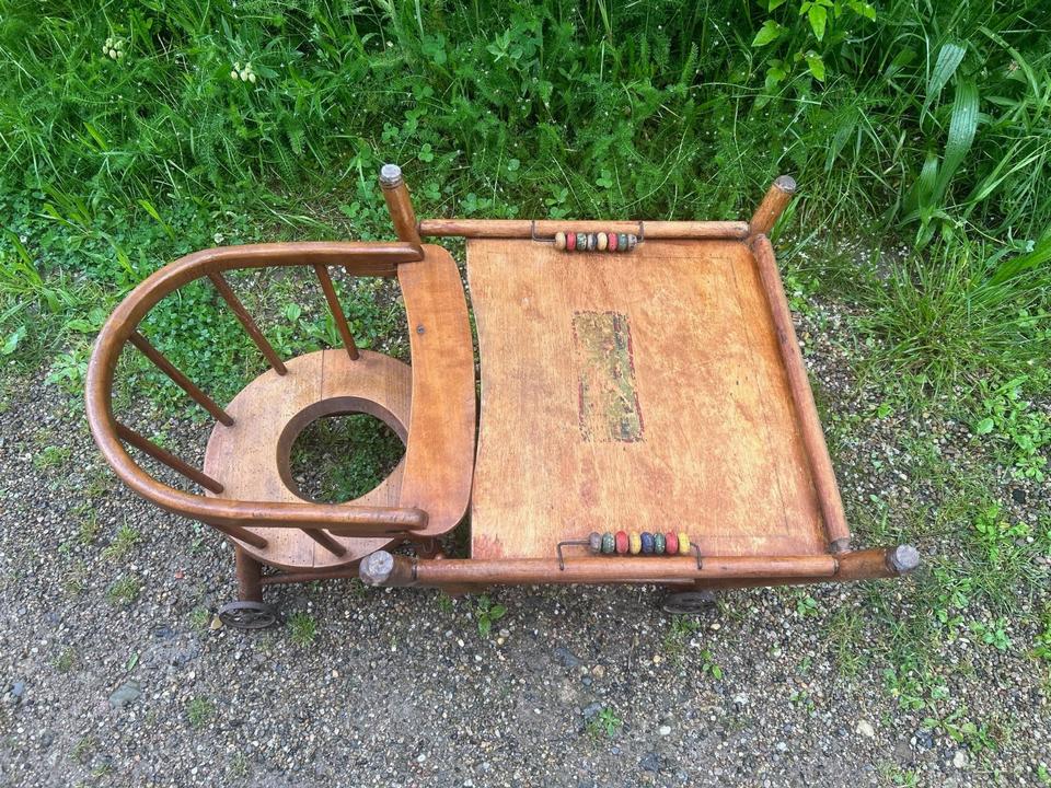 Herlag Kinderstuhl Spielstuhl mit Spieltisch Hochstuhl - Antik in Schutterwald