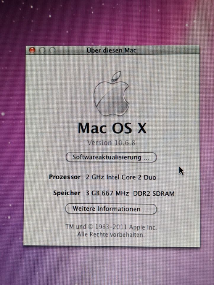 APPLE Mac Mini, Late 2007, Model A1176,Intel Core 2 Duo, 3GB in Hamburg