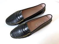 Tods Mokassins Loafer Schwarz Gelb Leder Kroko-Optik 38 NEU Eimsbüttel - Hamburg Rotherbaum Vorschau