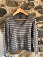 H&M Damen Pullover Ringel Anthrazit Gr.M/40 Baden-Württemberg - Argenbühl Vorschau