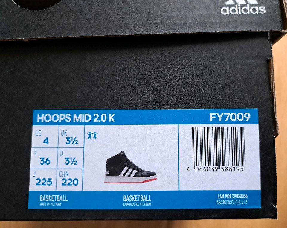 Adidas Hoops mid 2.0 K NEU in Biebergemünd