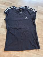 Adidas Shirt in schwarz mit Streifen in S Rheinland-Pfalz - Zeiskam Vorschau