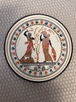 Wandteller Keramik handbemalt aus Griechenland 1980 Servierteller Bayern - Haimhausen Vorschau