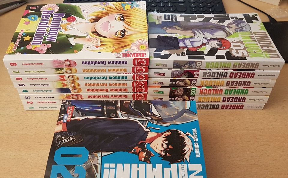 Rainbow Revolution 1-8 ZIPMAN!! 1-2 Undead Unluck 2-5, 3-4 Manga in Stuttgart
