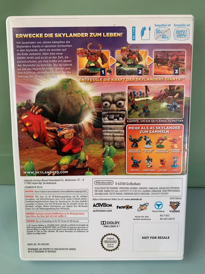 Skylander Giants Wii Spiel in Egelsbach