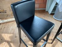 Barhocker Bergmund IKEA schwarzes Leder 75 cm Niedersachsen - Braunschweig Vorschau