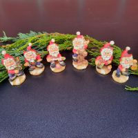 6 kleine Weihnachtsmänner schöne lustige Advent-Deko Weihnachten Nordrhein-Westfalen - Straelen Vorschau