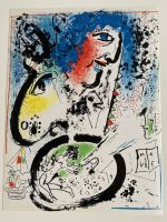 Original Marc Chagall Farblithographie 282 Selbstporträt Expertis Baden-Württemberg - Neuhausen Vorschau