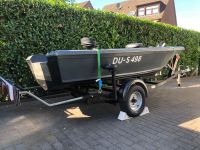 Angelboot mit E-Motor + Tohatsu 6PS Außenbordmotor,Trailer Nordrhein-Westfalen - Recklinghausen Vorschau