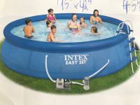 Intex Easy Set Pool, rund, D 4,57 m, H 1,07 m, sehr gut erhalten! Brandenburg - Teltow Vorschau