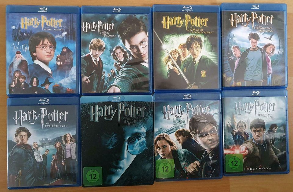 Harry Potter 1-8 auf Blu ray in Königstein im Taunus