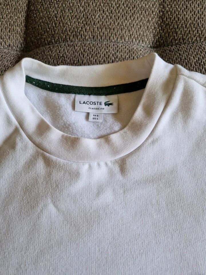 LACOSTE Sweatshirt in Weiß in Berlin