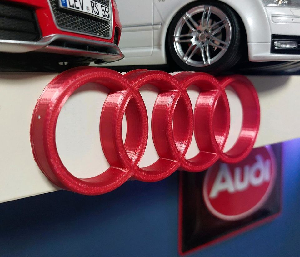 Audi Ringe Logo Emblem Deko