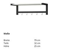Ikea Hutablage 79 cm schwarz schwarzbraun Baden-Württemberg - Heilbronn Vorschau