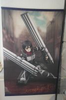 B1 Mikasa Ackerman AOT Stoffposter Tapestry Wallscroll Anime Hessen - Kassel Vorschau