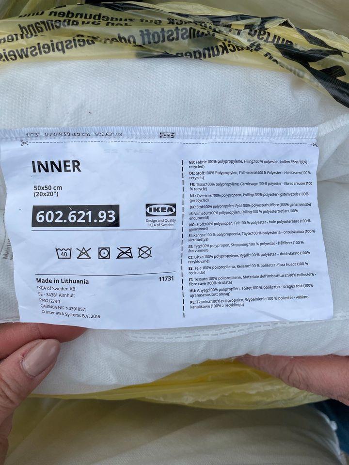 6 Kissen Ikea INNER Innenkissen in Hamburg