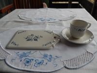 RARITÄT: Villeroy&Boch 12 Stoff-Tischsets gestickt Val Bleu Bayern - Winkelhaid Vorschau