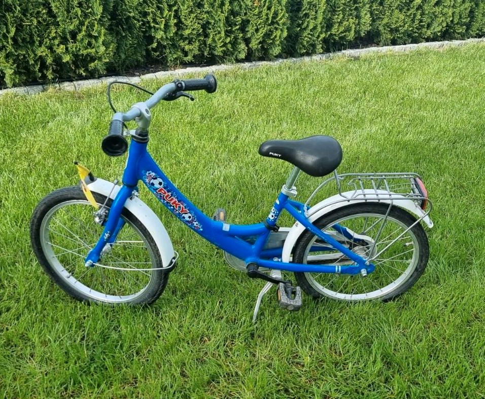 Puky Fahrrad 18 Zoll Blau Fußball in Allersberg