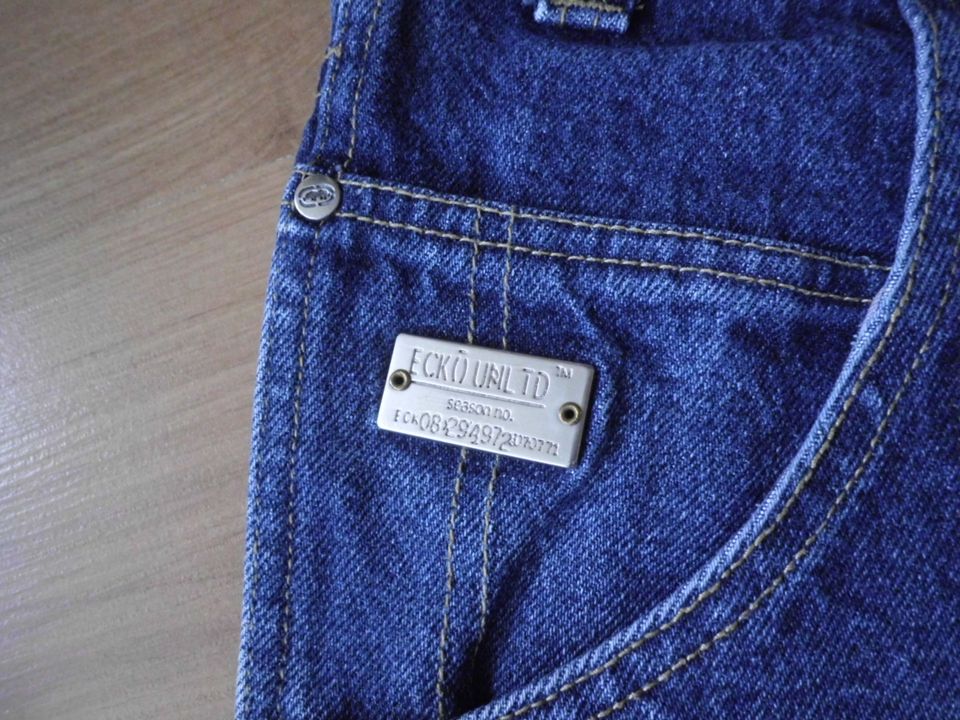 ECKO`UNL TD.  Herren Bermuda  Shorts Jeans HipHop W30  Blau in Frickingen