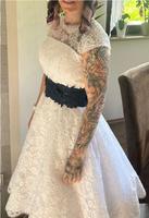 Knielanges Vintage Hochzeitskleid mit Petticoat Thüringen - Meuselwitz Vorschau