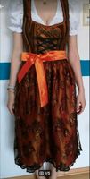 Dirndl hochglanz orange schwarz mit zwei Reißverschlusstaschen Bayern - Kitzingen Vorschau