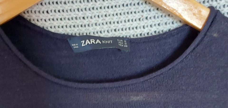 Zara Strick Shirt - Pulli - Kurzarm - Gr. S in Hatten