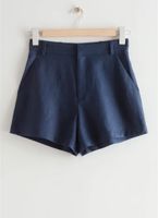 & other stories leinenshorts blaue Shorts Hotpants 34 XS neu navy Nordrhein-Westfalen - Detmold Vorschau
