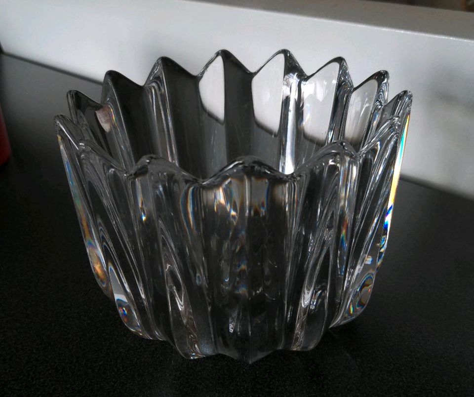 Kristallglas ORREFORS Vase Schale Jan Johannson Schweden in Neu-Isenburg