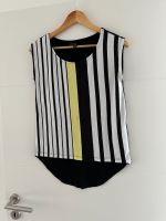 Damen Shirt Top schwarz weiß gestreift mit gelb Größe 32/34 Nordrhein-Westfalen - Castrop-Rauxel Vorschau