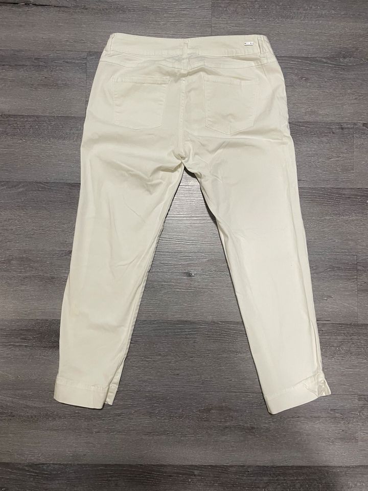 Low waist weiße Jeans mit Glitzer vintage in Dortmund